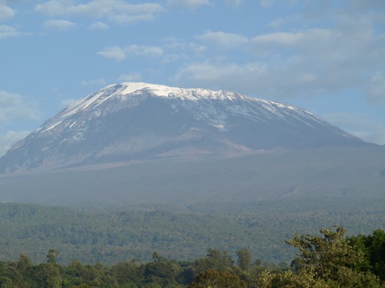 Vistas Kilimanjaro desde Kilema. Por Udare