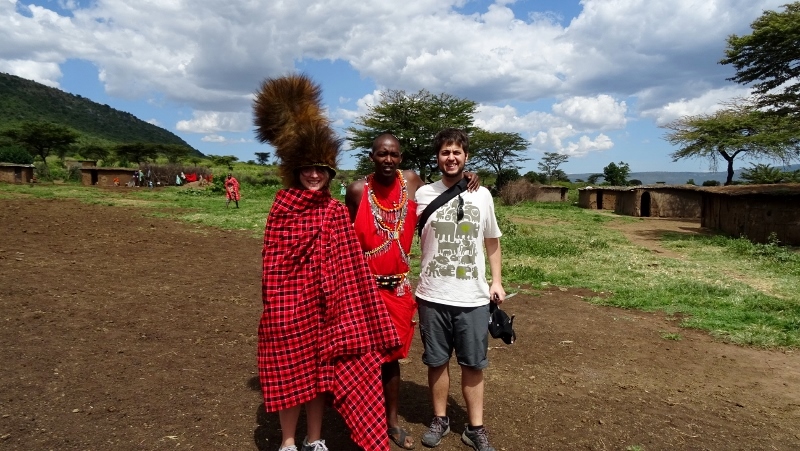 Visita a poblado masai. Por Irantzu