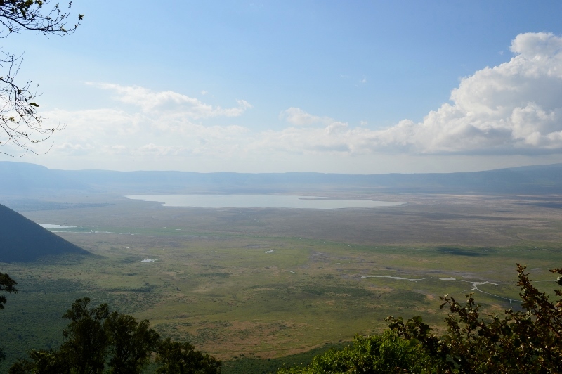 La siempre inmensa panorámica del Ngorongoro. Por Sara