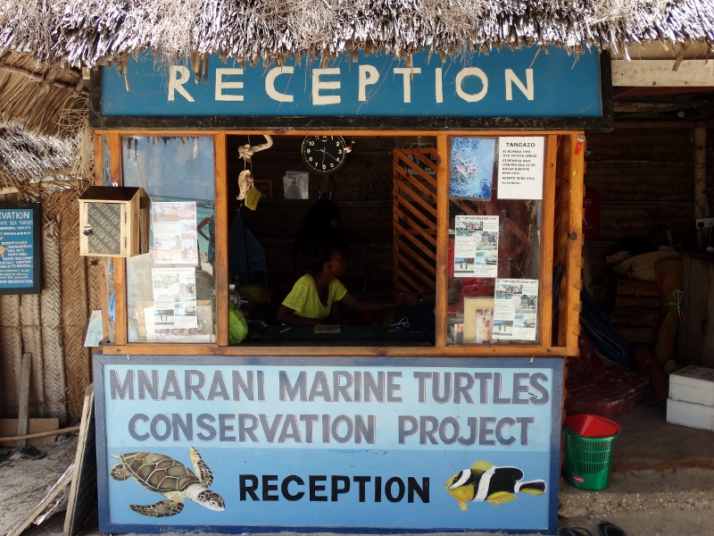 Recepción Nungwi Mnarani Aquarium. Por Udare