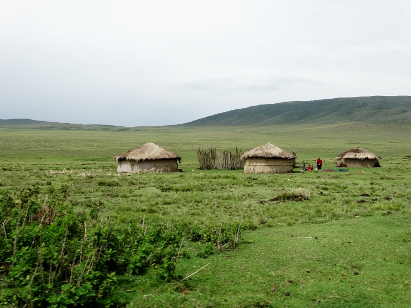 Pueblos masais dispersos. Por Udare