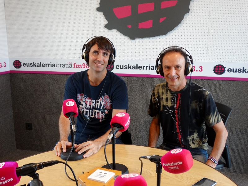 Koldo y Aitor en Euskal Herria Irratia. Por Udare 