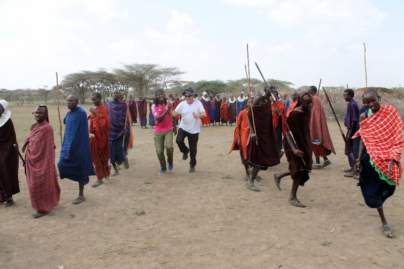 Conociendo a los masais. Por María