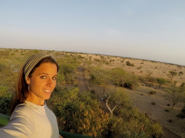 Vistas desde el alojamiento de Serengeti. Por Montse