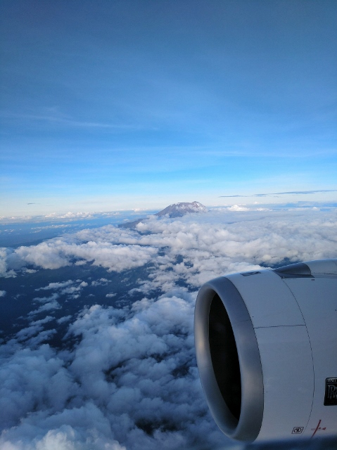 Kilimanjaro desde el avión. Por Wenceslao
