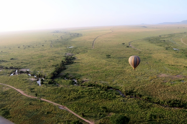 Paseo en globo en Serengeti. Por Carmen