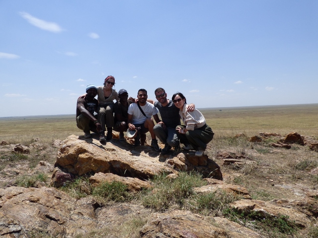Foto de grupo en Serengeti. Por Alba