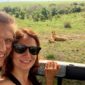 Inés y Víctor en Masai Mara. Por Inés