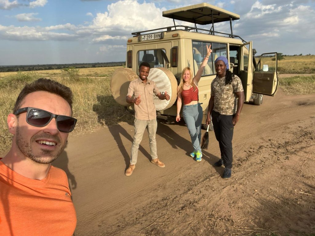 El equipo de safari al completo. Por Dani