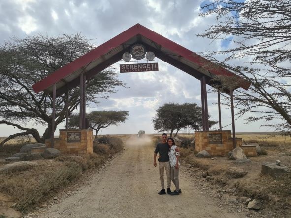 Entrada de Serengeti. Por Irene