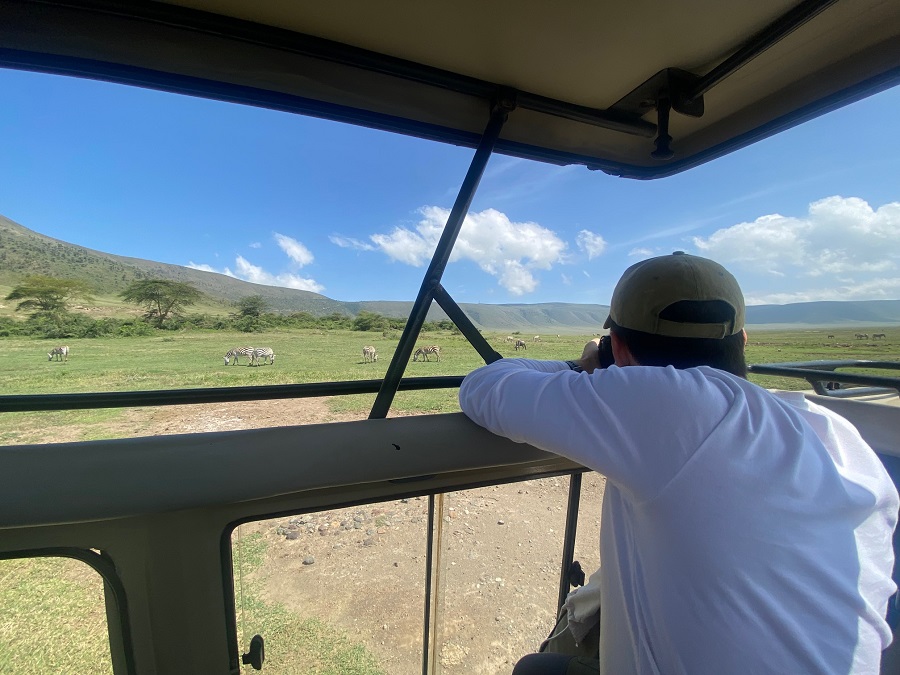 De safari en Ngorongoro. Por Ariana