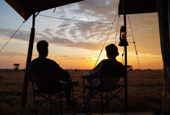 Puesta de sol en Serengeti. Por José Manuel